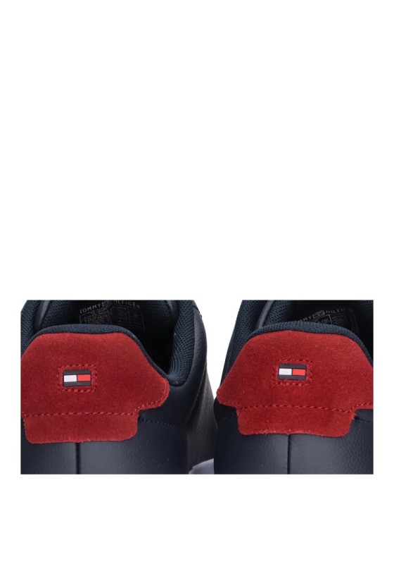 Deportivo de hombre TOMMY HILFIGER fm0fm05297 marino piel suela plana