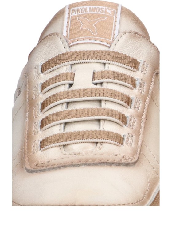 Deportivo de mujer PIKOLINOS w4r-6731 beige piel suela plana