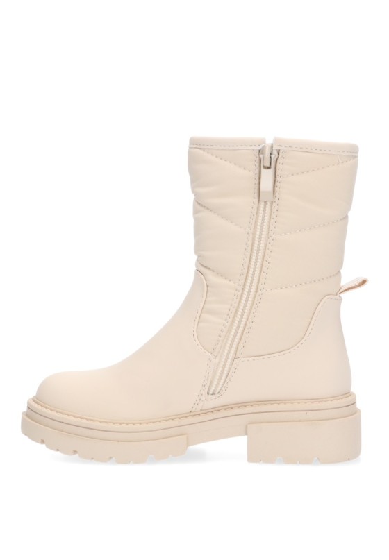 Botin de niña Luna Collection c794 beige sintetico suela plana