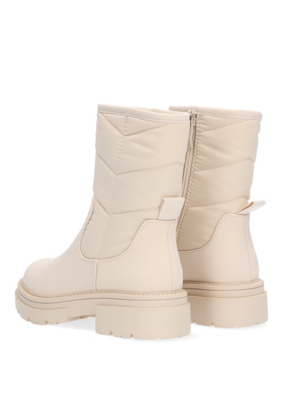 Botin de niña Luna Collection c794 beige sintetico suela plana