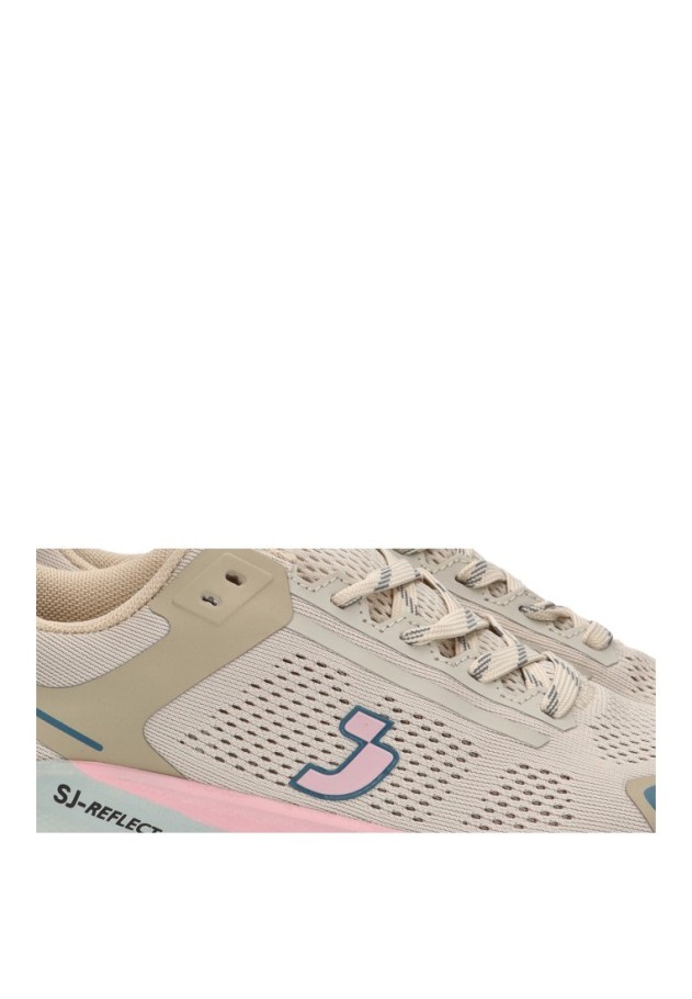 Deportivo de mujer ATHLEISURE 618373 beige sintetico suela plana