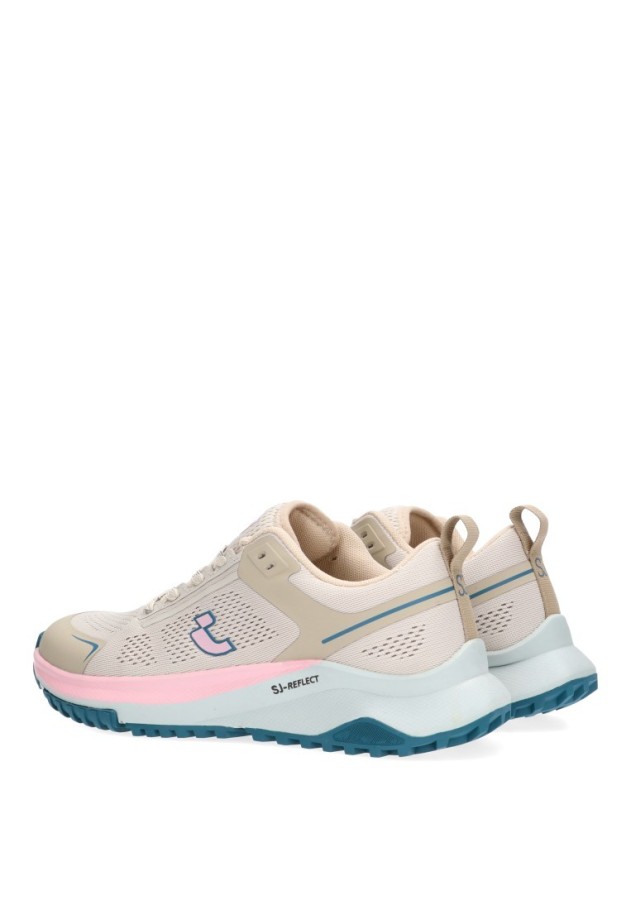 Deportivo de mujer ATHLEISURE 618373 beige sintetico suela plana