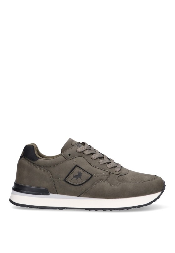 Deportivo de hombre LOIS 64400 kakhi sintetico suela plana