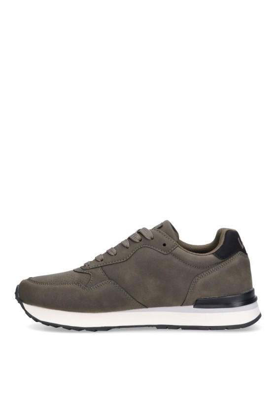 Deportivo de hombre LOIS 64400 kakhi sintetico suela plana
