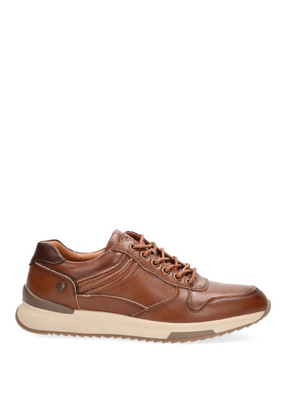Deportivo de hombre XTI 142928 camel sintetico suela plana