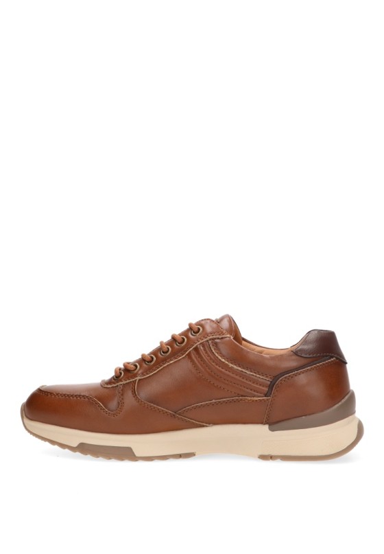 Deportivo de hombre XTI 142928 camel sintetico suela plana
