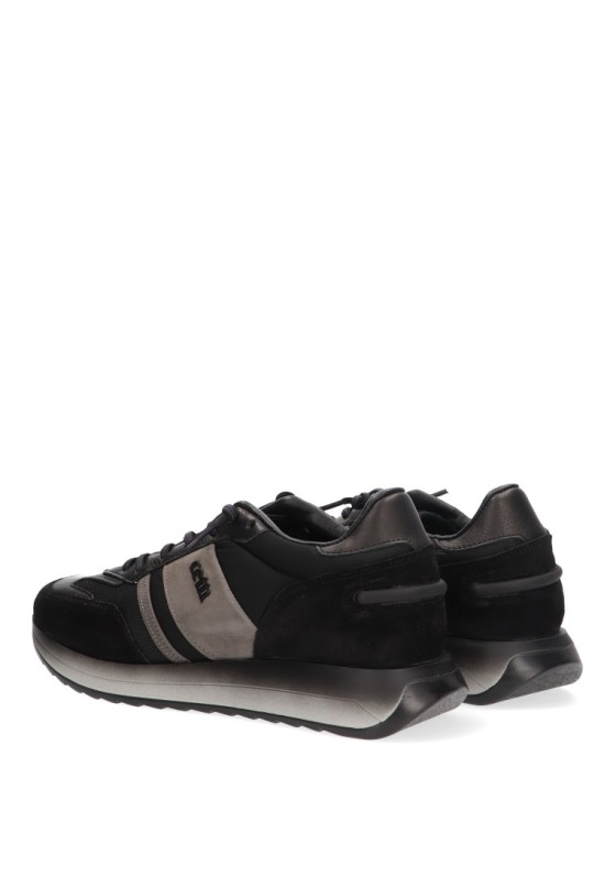 Deportivo de hombre CETTI c-1363 negro piel suela plana