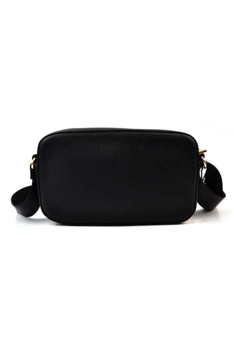 Bolso bandolera pequeña de mujer ETIKA b30107 negro sintetico 