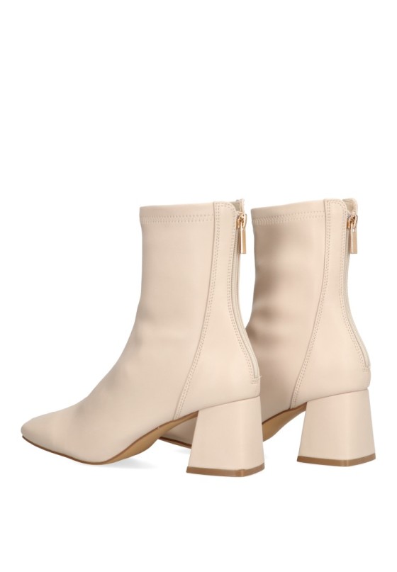 Botin de mujer ETIKA 32005 beige sintetico tacón medio