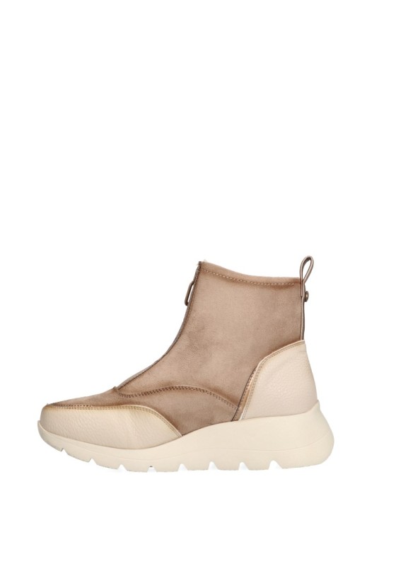 Botin de mujer AMARPIES amd27098 beige sintetico cuña media