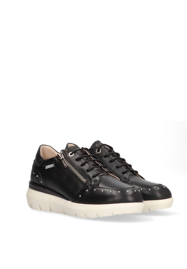 zapatillas negras mujer casual Pikolinos W2A-6596C1