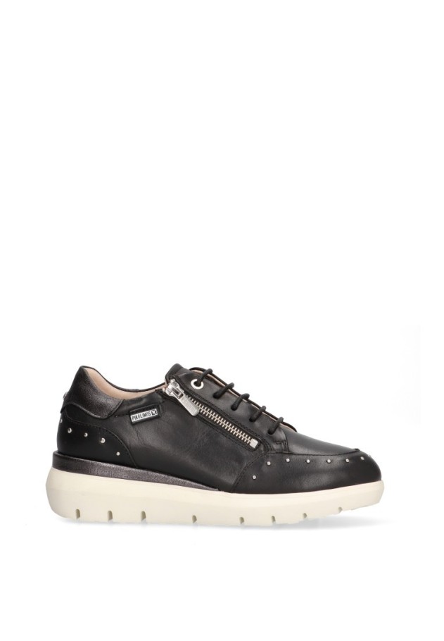 zapatillas negras mujer casual Pikolinos W2A-6596C1