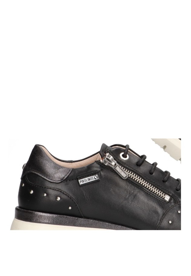 zapatillas negras mujer casual Pikolinos W2A-6596C1