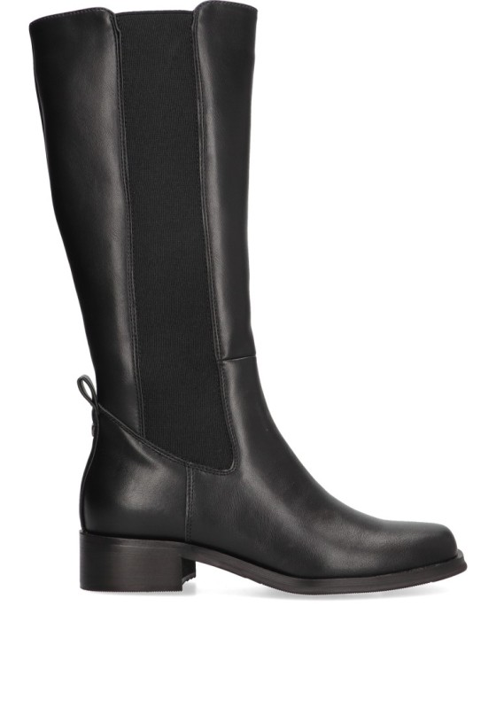 Bota de mujer ETIKA 11007 negro sintetico tacón medio