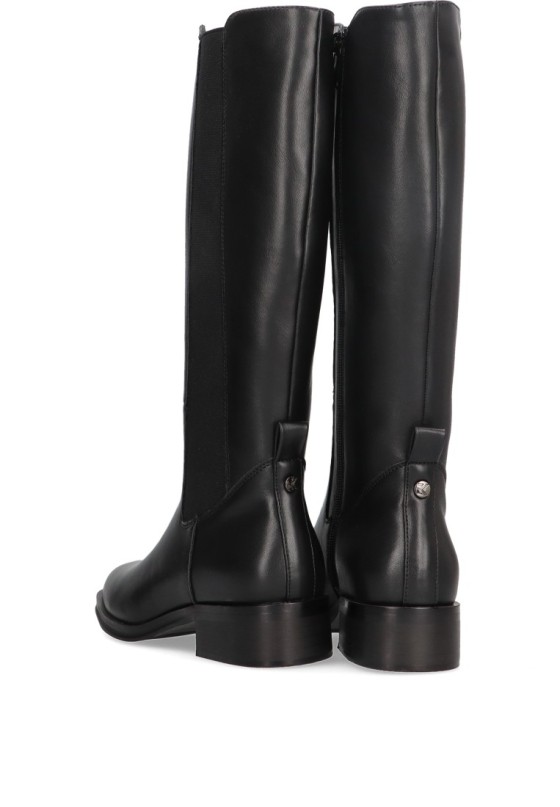 Bota de mujer ETIKA 11007 negro sintetico tacón medio