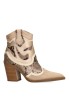 Botin de mujer LUNA TREND m4745 beige sintetico tacón alto