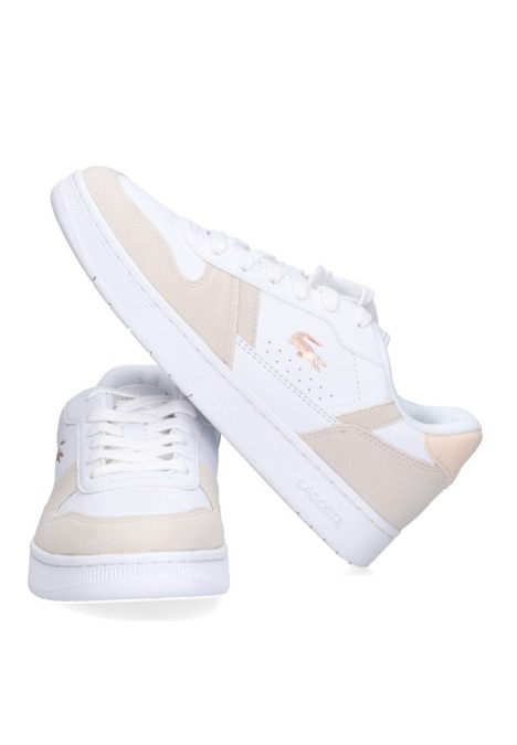 Deportivo de mujer LACOSTE 48suj0007 blanco sintetico suela plana
