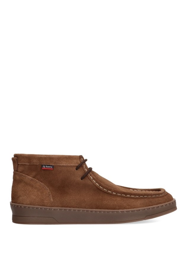 Botin de hombre DJ. SANTA 4155 taupe piel suela plana