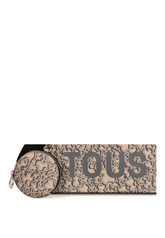 Bolso bandolera pequeña de mujer TOUS 2002138443 taupe sintetico 