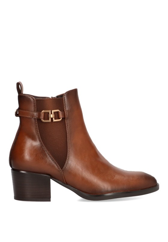 Botin de mujer ARMONY 30023 marron sintetico tacón medio