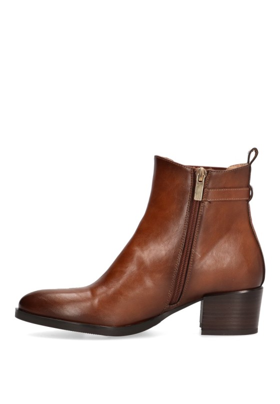 Botin de mujer ARMONY 30023 marron sintetico tacón medio