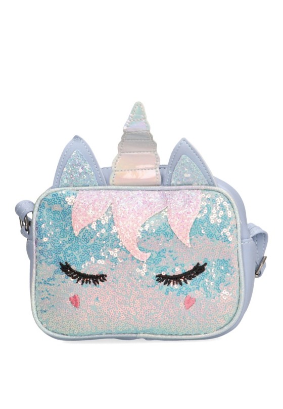 Bolso bandolera pequeña de niña MIA 58951 azul sintetico 