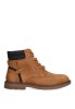 Botin de hombre ETIKA 70001 camel sintetico tacón medio