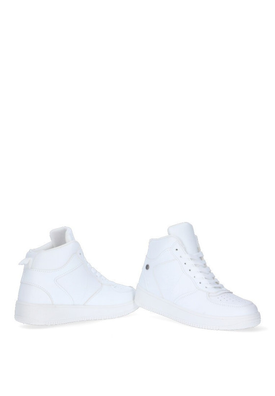 Deportivo de mujer ETIKA 52503 blanco sintetico suela plana