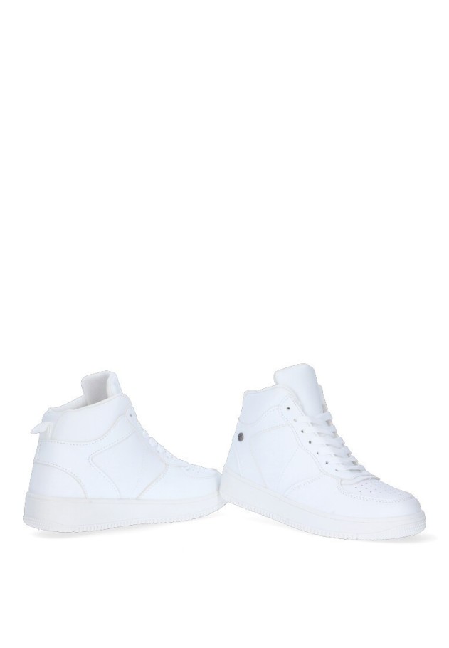 Deportivo de mujer ETIKA 52503 blanco sintetico suela plana