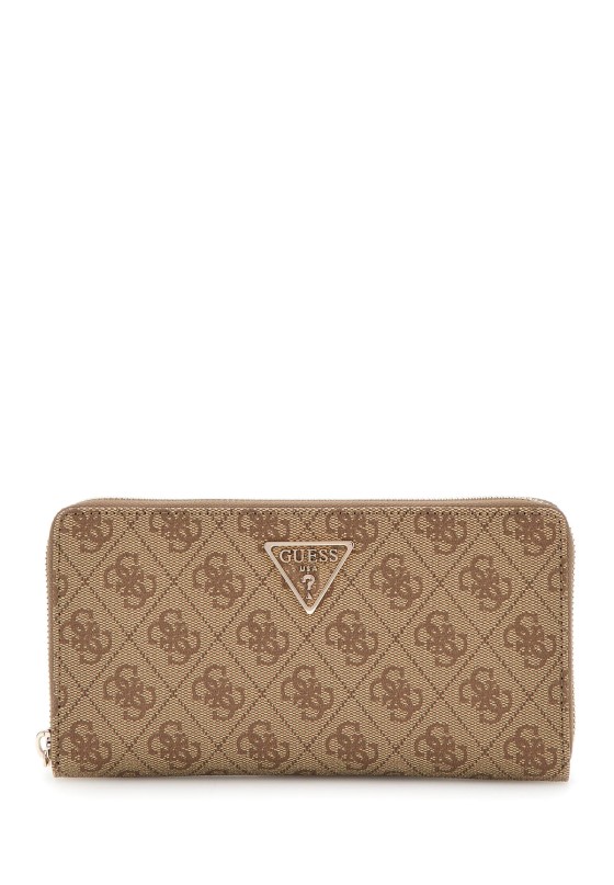 Monedero mujer grande de mujer GUESS swsg85-00163 taupe sintetico 