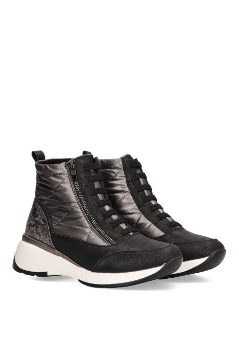 Deportivo de mujer ARMONY 50220 negro sintetico cuña media
