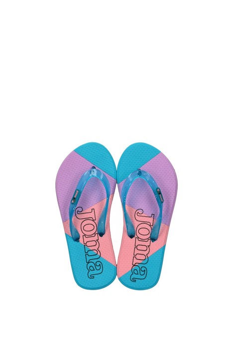 Chanclas sandalias playa de niña JOMA s.water  rosa goma suela plana