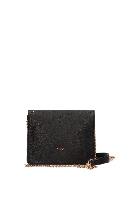 Bolso bandolera grande de mujer Luna Collection ciney negro sintetico 