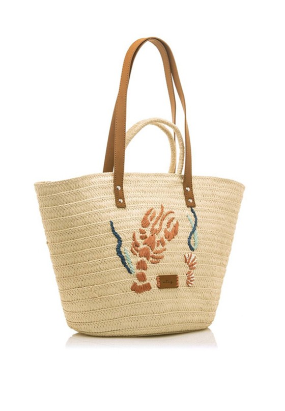 Bolso de mujer MUSTANG silat natural rafia 