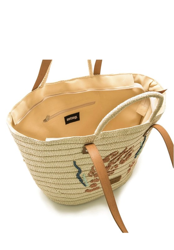 Bolso de mujer MUSTANG silat natural rafia 