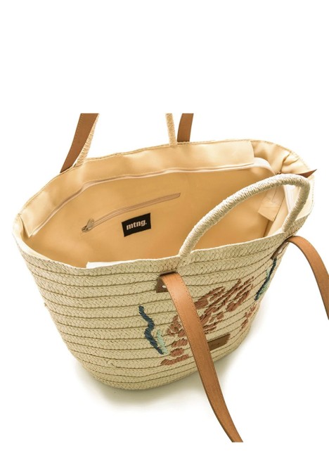 Bolso de mujer MUSTANG silat natural rafia 