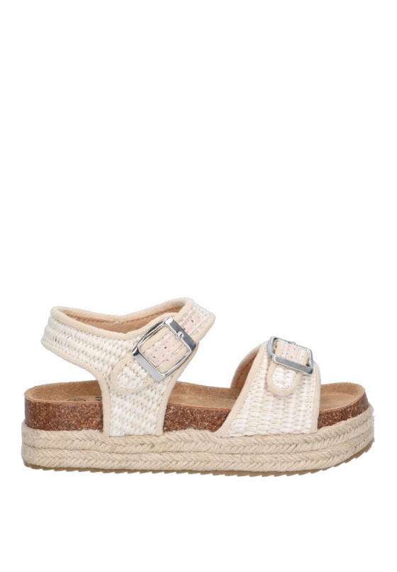 Sandalia de niña XTI KIDS 58024 beige sintetico suela doble