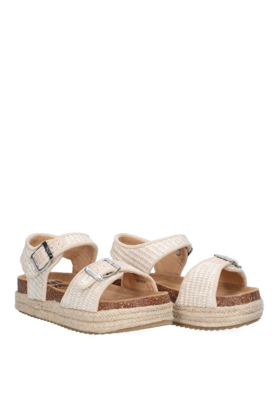 Sandalia de niña XTI KIDS 58024 beige sintetico suela doble