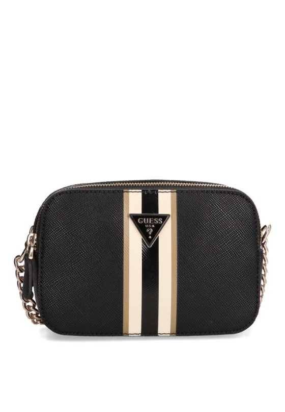 Bolso bandolera pequeña de mujer GUESS hwzs78-79140 negro sintetico 