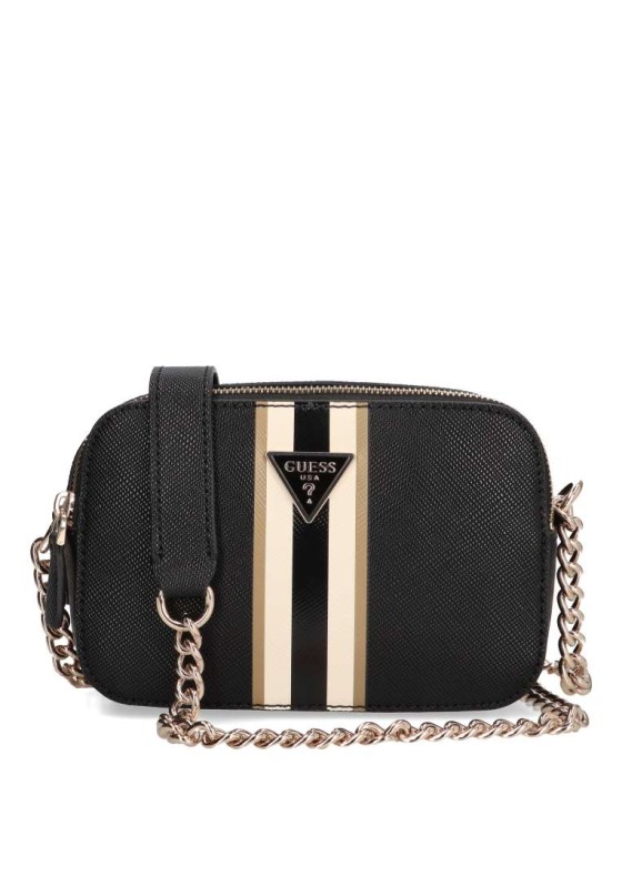 Bolso bandolera pequeña de mujer GUESS hwzs78-79140 negro sintetico 