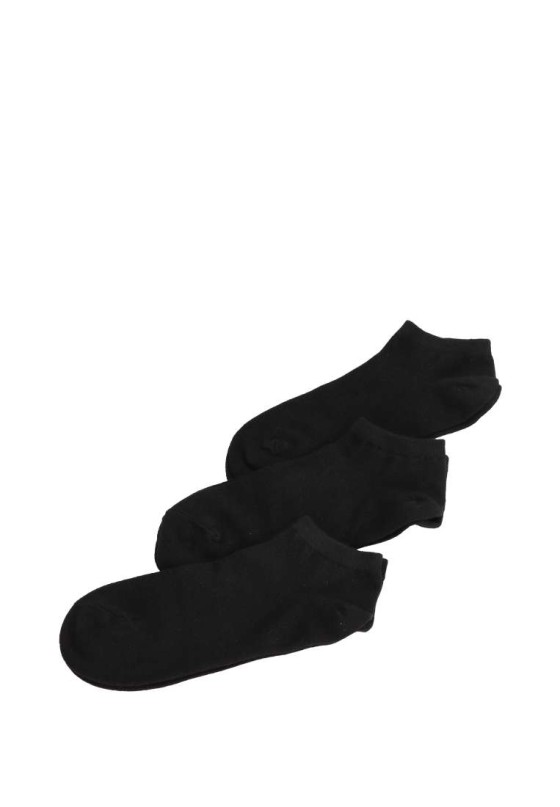 Calcetín de  GREEN COTTON COTTON YARN gc25068n negro textil  