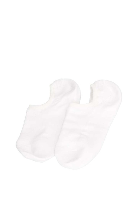 Calcetín de  GREEN COTTON COTTON YARN gc2102b blanco textil  