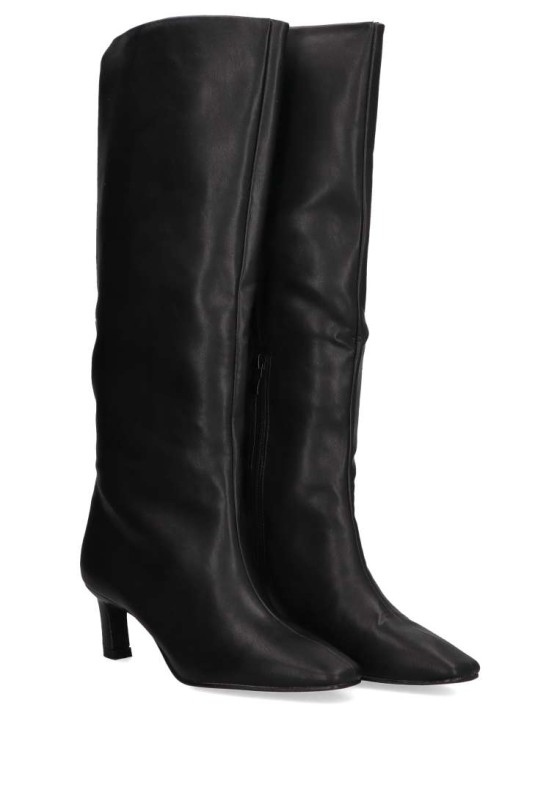 Bota de mujer LUNA TREND m3923 negro sintetico tacón alto