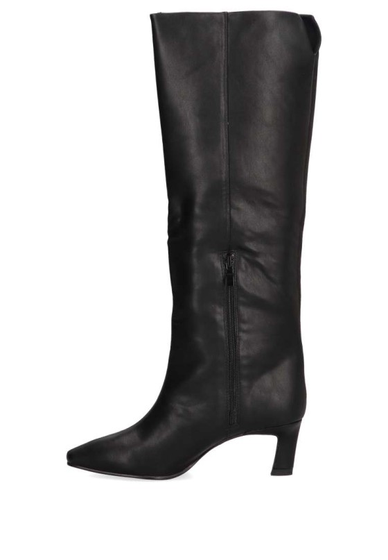 Bota de mujer LUNA TREND m3923 negro sintetico tacón alto