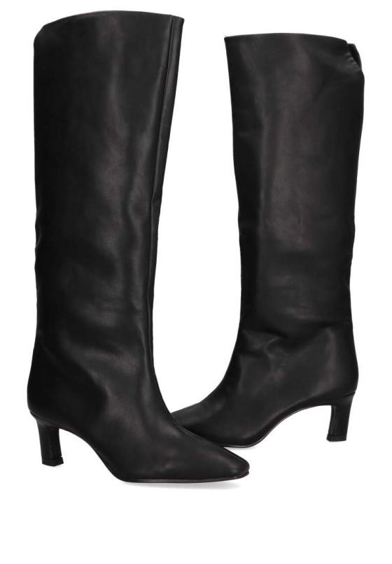 Bota de mujer LUNA TREND m3923 negro sintetico tacón alto