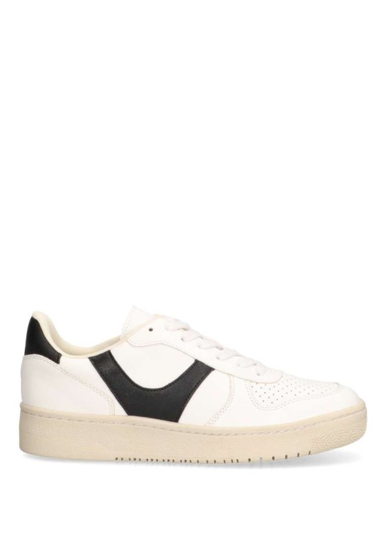 Deportivo de mujer LUNA TREND m3525 negro sintetico suela plana