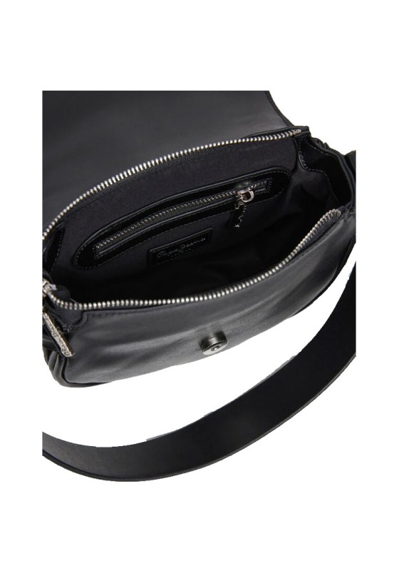 Bolso bandolera pequeña de mujer PEPE JEANS pl031589 negro sintetico 