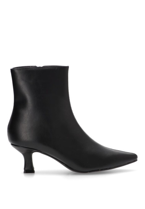 Botin de mujer BUONAROTTI a3309 negro sintetico tacón medio