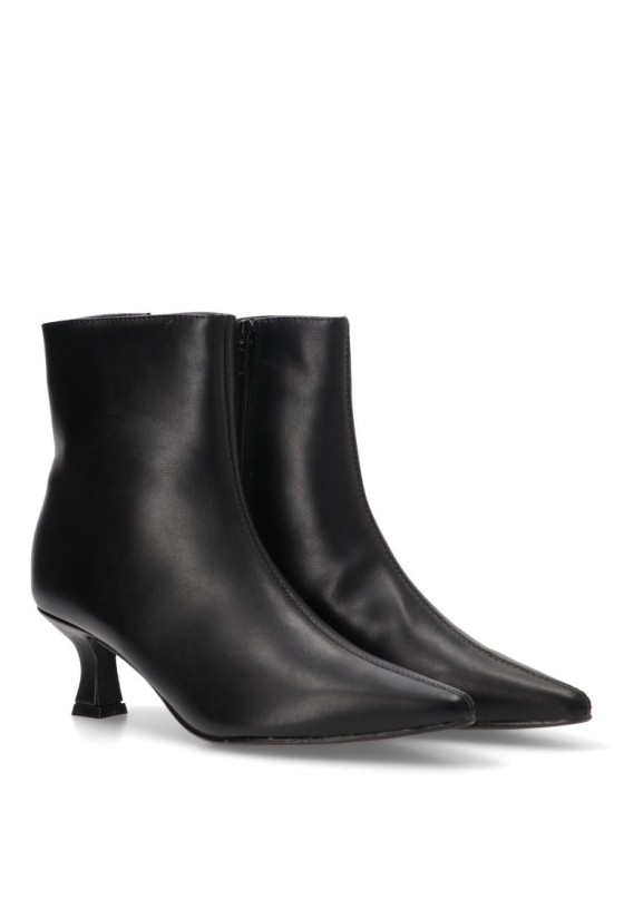 Botin de mujer BUONAROTTI a3309 negro sintetico tacón medio