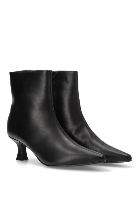 Botin de mujer BUONAROTTI a3309 negro sintetico tacón medio
